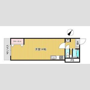 神戸市北区鈴蘭台東町４丁目の賃貸マンションの間取り