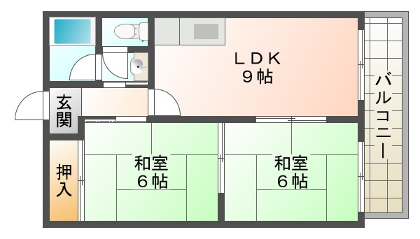 サンフローレ千代が丘の間取り