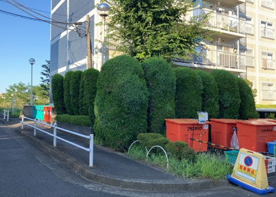 【中庭】 | 第二カミユ八王子３号棟 | 中庭（パティオ）とは、一つの建築物の内部に設けられた、壁などで囲われている庭のことを指します。コの字型、ロの字型が主流ですが、L字型の中庭もあります。最近では、インテリア性の高さからも人気があります。