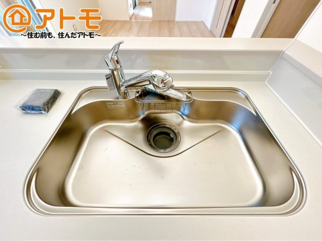 【設備】 | 沼津市中沢田Ⅰ　分譲住宅　E号棟 | 広いシンクは使い勝手良好です♪