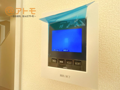 【セキュリティ】 | 沼津市中沢田Ⅰ　新築一戸建て　E号棟 | TVモニター付きインターホンは防犯性に優れています！