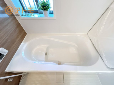 【浴室】 | 沼津市中沢田Ⅰ　新築一戸建て　E号棟 | お風呂で日々の疲れを落としましょう♪スタイリッシュなお風呂になっています！