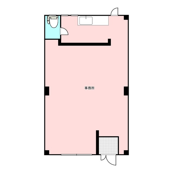 【間取り】 | ハイツ富田Ⅰ
