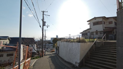 【前面道路含む現地写真】 | 舞子坂３丁目　土地
