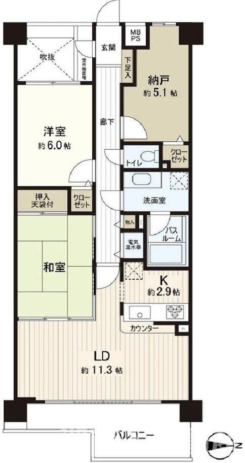 ライオンズマンション葉山マリンビューの間取り