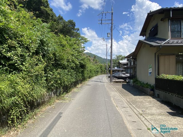 岩倉上蔵町 土地の前面道路含む現地写真