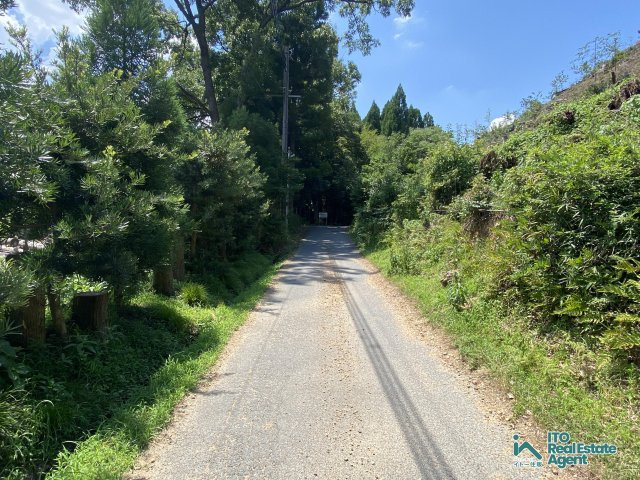 岩倉上蔵町 土地の前面道路含む現地写真