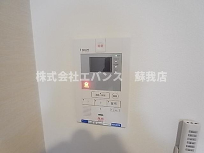 【セキュリティ】 | リブリ・本千葉 | セキュリティ会社加入でモニタ付インターホン