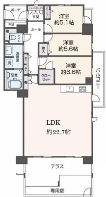 中古マンション　アバンドーネ原5番街7号棟の画像
