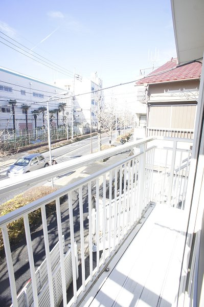 グリーンタイムのバルコニー