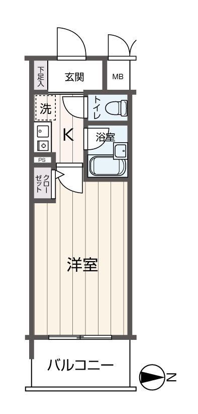 エスリード本町の間取り