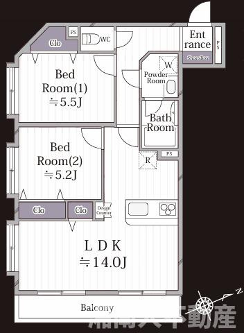 ライオンズマンション東逗子の間取り