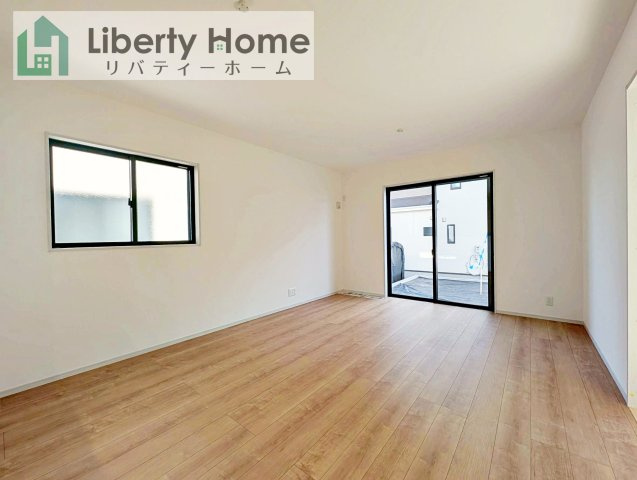 古河市諸川23-P1　新築戸建　1号棟の居間・リビング