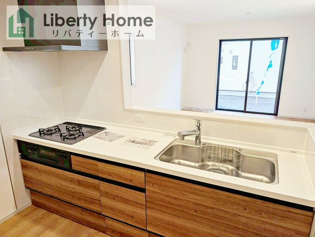 古河市諸川23-P1　新築戸建　1号棟のキッチン