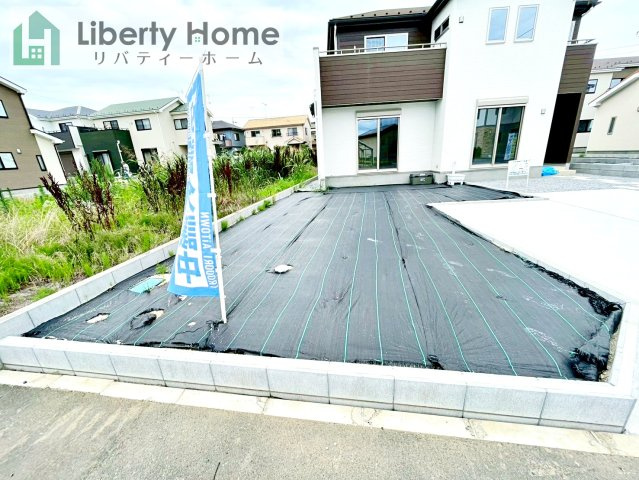 古河市諸川23-P1　新築戸建　7号棟の庭