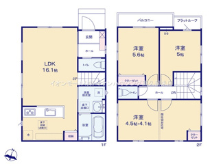 【間取り】 | 東久留米市野火止4期　全1棟　1号棟 | 東久留米市野火止4期　全1棟　1号棟