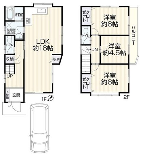 【間取り】 | 千鳥が丘１丁目　中古戸建
