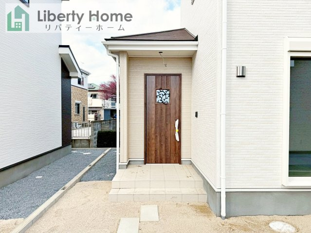 古河市諸川23-P1　新築戸建　15号棟のエントランス