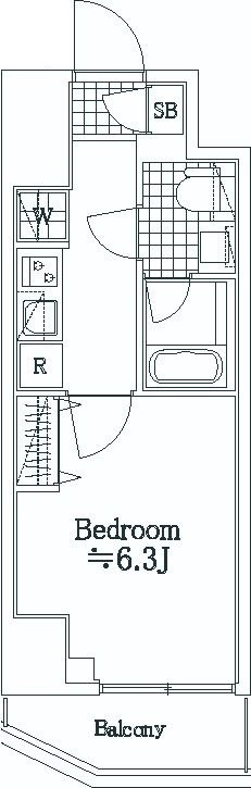 ＡＺＥＳＴ関内の間取り|間取りです。