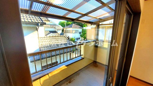熊谷市成沢　中古住宅のバルコニー