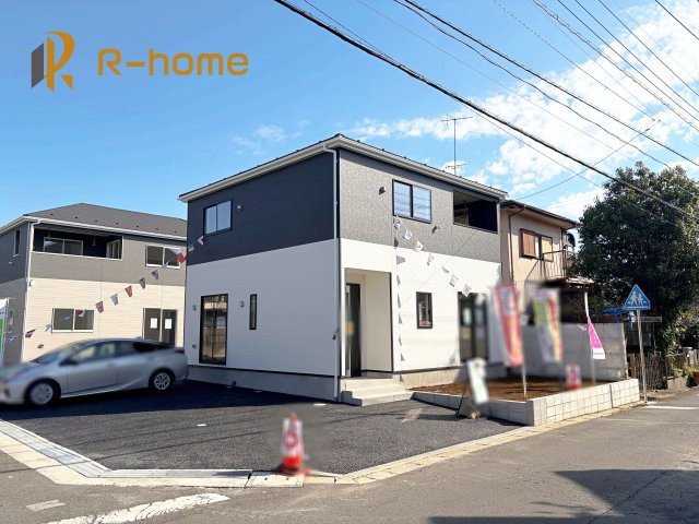牛久市下根町第1　新築戸建て　2号棟の外観|ご予約を頂ければ、『平日』はもちろん『早朝』や『夜間』もご見学可能です♪お気軽にお申し付けください♪