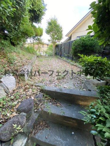 香里園東之町戸建　賃貸の庭|お庭の付いた物件です