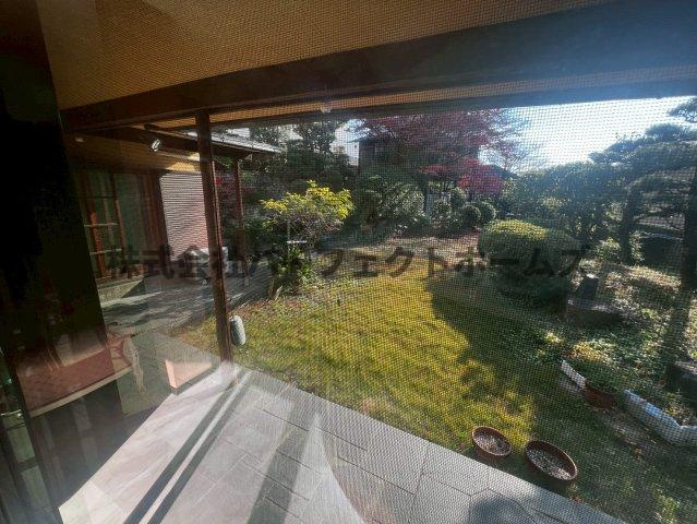 香里園東之町戸建　賃貸の庭|たまにはお庭で休日を過ごしてみるのもよいかもしれません