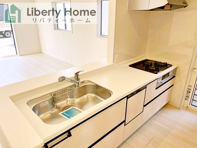 牛久市さくら台1丁目4期　新築戸建　1号棟のキッチン