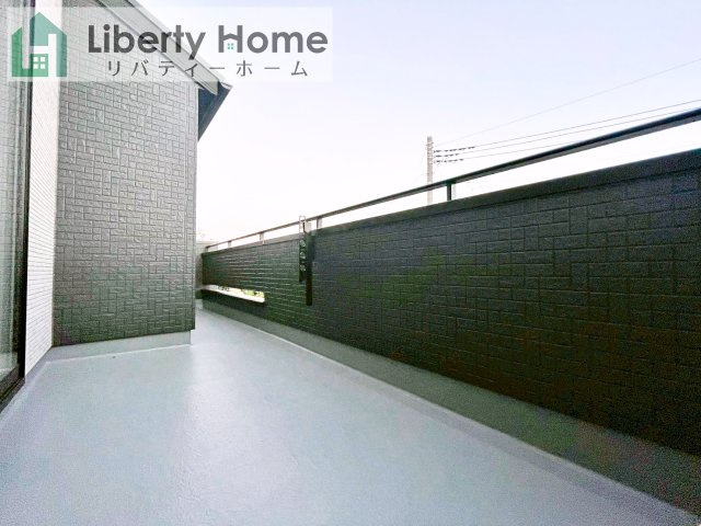 牛久市さくら台1丁目4期　新築戸建　3号棟のバルコニー