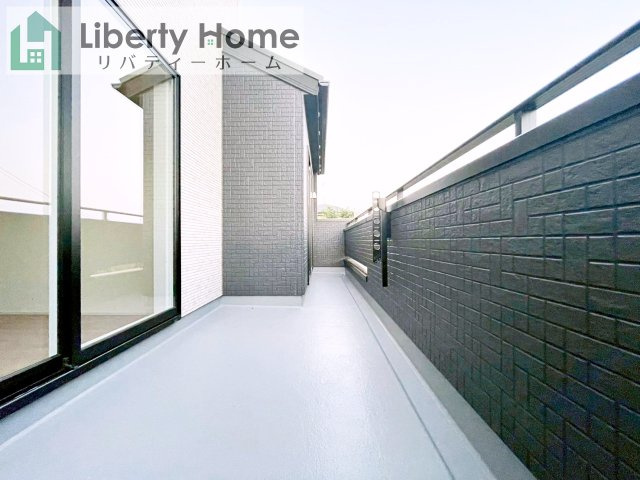 牛久市さくら台1丁目4期　新築戸建　3号棟のバルコニー