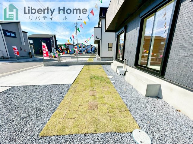 牛久市さくら台1丁目4期　新築戸建　3号棟の庭