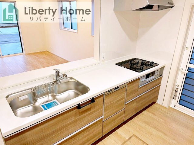 牛久市さくら台1丁目4期　新築戸建　3号棟のキッチン