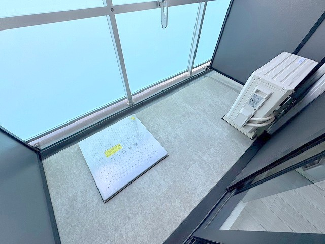 S‐RESIDENCE上新庄ascentのバルコニー