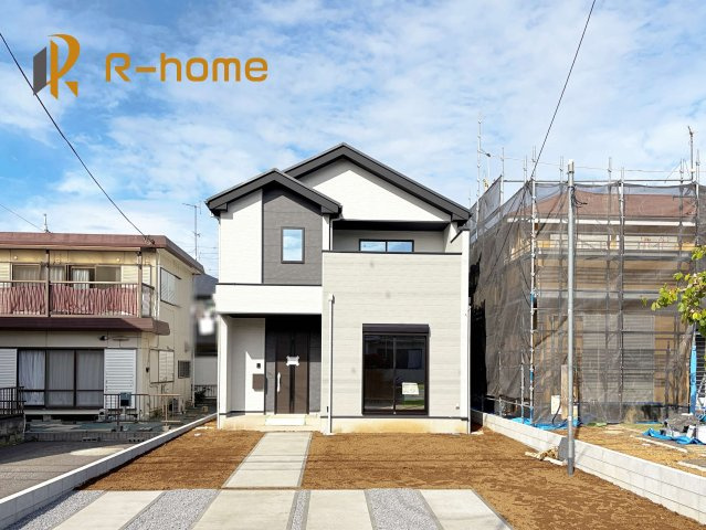 牛久市刈谷町9期　新築戸建て　1号棟の外観|ご予約を頂ければ、『平日』はもちろん『早朝』や『夜間』もご見学可能です♪お気軽にお申し付けください♪