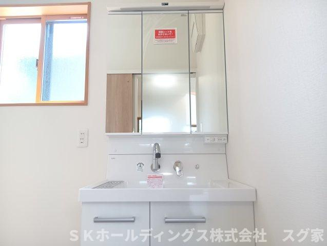 福知山市正明寺新築建売住宅の独立洗面台