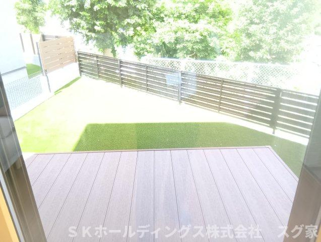 福知山市正明寺新築建売住宅の庭
