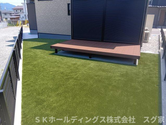 福知山市正明寺新築建売住宅の庭