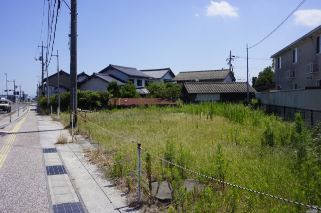 斐川町富村　売土地　約114坪！　建築条件なしの外観