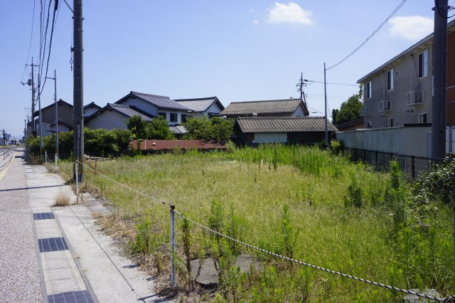 斐川町富村　売土地　約114坪！　建築条件なしの外観