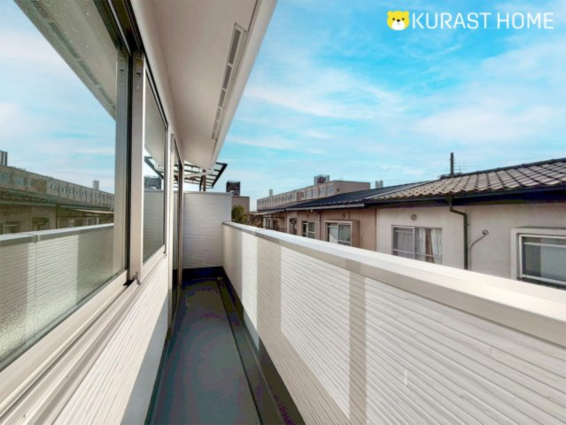 京都市西京区大枝西新林町3丁目　新築戸建のバルコニー|バルコニー（南側）