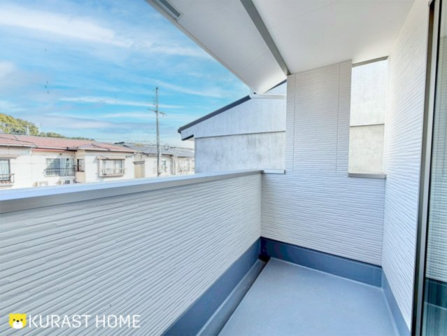 京都市西京区大枝西新林町3丁目　新築戸建のバルコニー|バルコニー（北側）