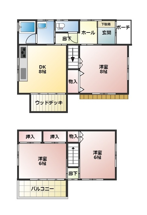 【間取り】の画像