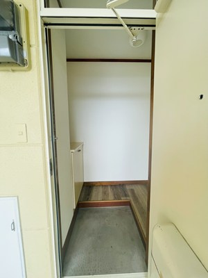 ハニーハイツBの玄関|明るい玄関です