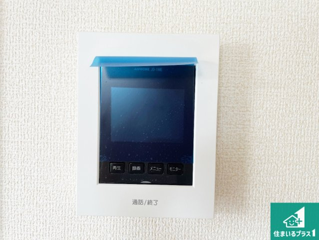 29日(土)30日(日)現地ご見学可能！池田市畑　限定1邸の防犯設備|カラーモニターインターホン！声だけでなく来訪者の姿や顔がモニターで確認できるので、小さなお子様がいらっしゃるご家庭でも安心できます！