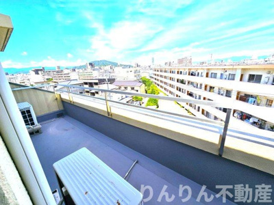 【バルコニー】 | ガーデンヒルズ住吉Ⅰ | お洗濯にも便利なバルコニー付き