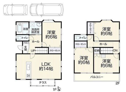 明石市大久保町大窪　中古戸建の間取り|4LDK+ロフトです。