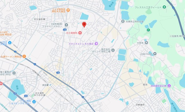 明石市大久保町大窪　中古戸建の地図