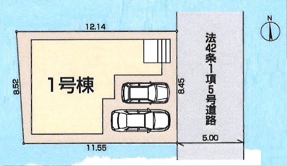 【区画図】 | 川越市仙波町 | 全1棟