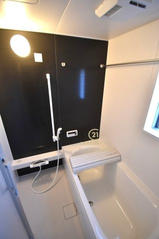 Cradlegarden　 北茨城市大津町北町　第12　2の浴室|ゆったりした1坪タイプシステムバスです。追い焚き機能付きで生活時間の違うご家族にもとても便利です！