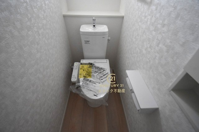 Cradlegarden　 北茨城市大津町北町　第12　2のトイレ|１階と２階、２ヶ所に清潔なトイレ。
毎日使う空間と機能だから、いつまでも清潔なスペースであってほしいのがトイレです。